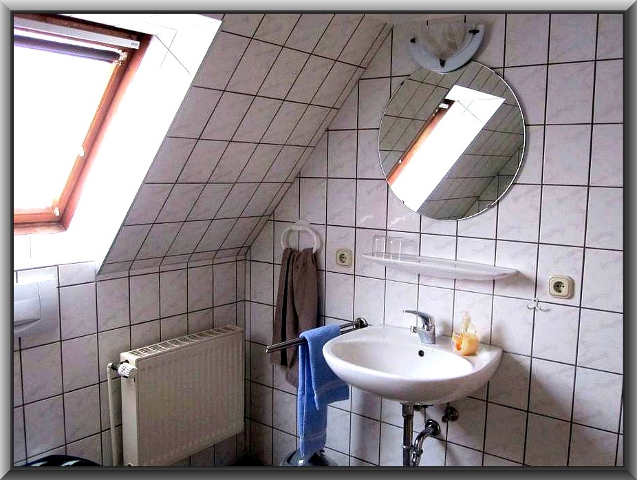 Ferienhaus Cuxhaven - das Bad