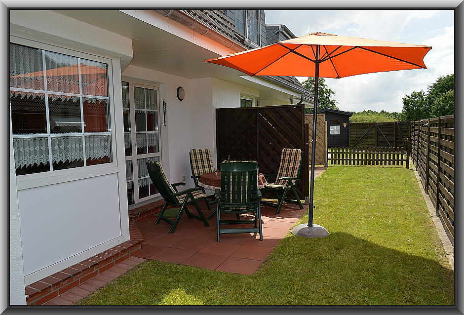 Ferienhaus Cuxhaven - Terrasse